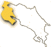 Costa Rica Landkarte - Nordpazifik