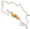 Costa Rica Landkarte - Zentralpazifik